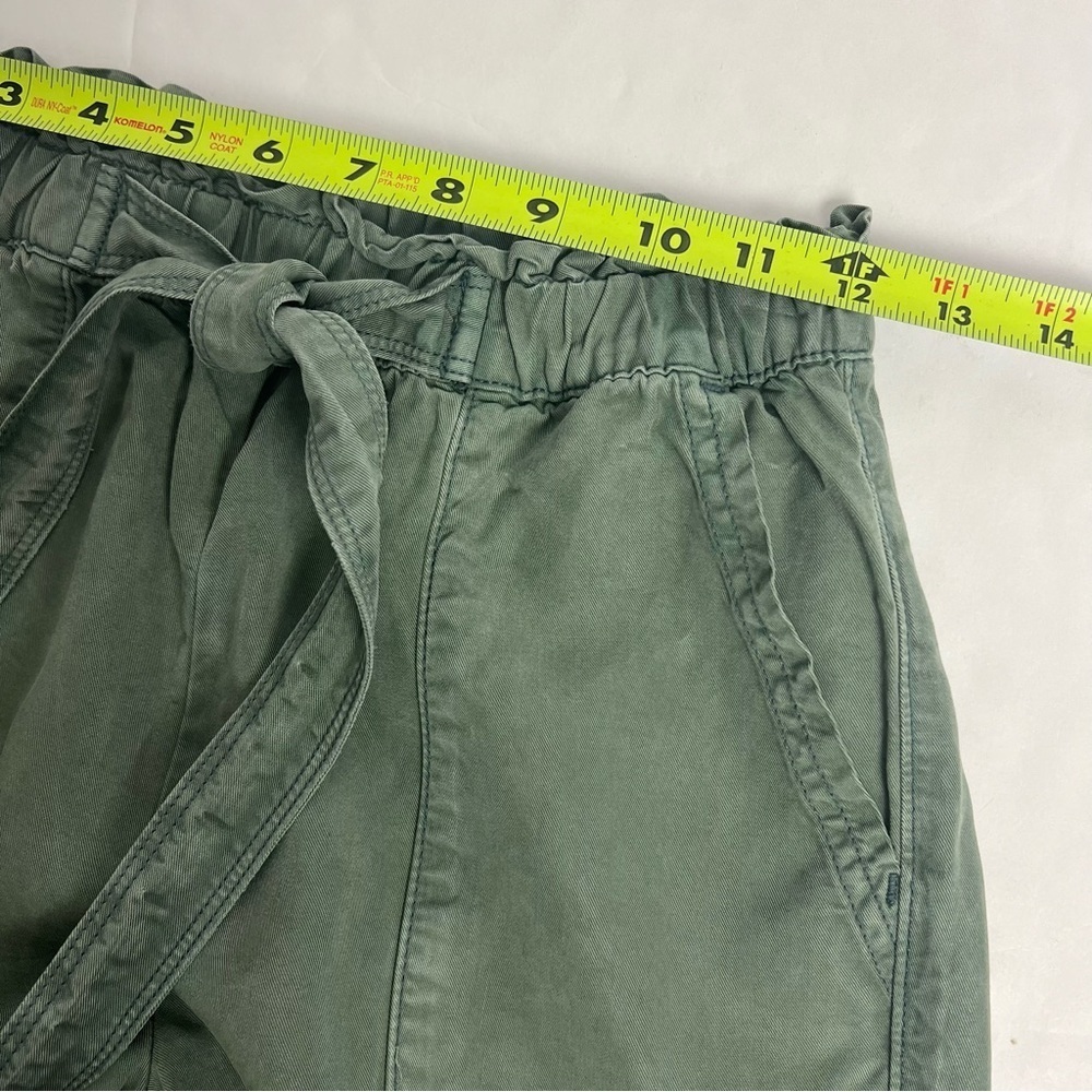 aerie Women’s Casual Pull On Pants Sz XS Green Pockets Elastic Waist Drawstring - Picture 9 of 14